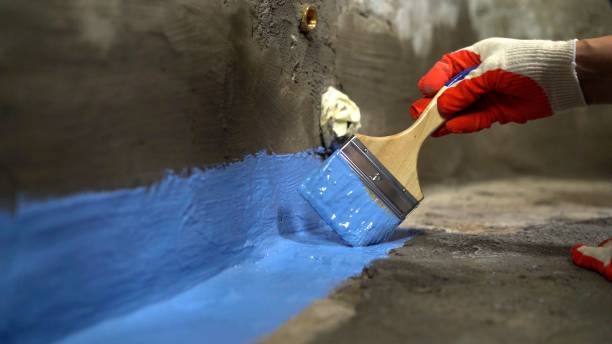 Commercial Vapor Barrier Installation project at a Lawrence, NY business property by SJ Waterproofing Pros